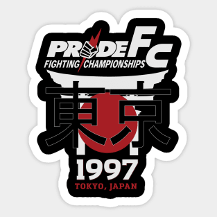 Pride FC 1997 Tokyo Japan Sticker